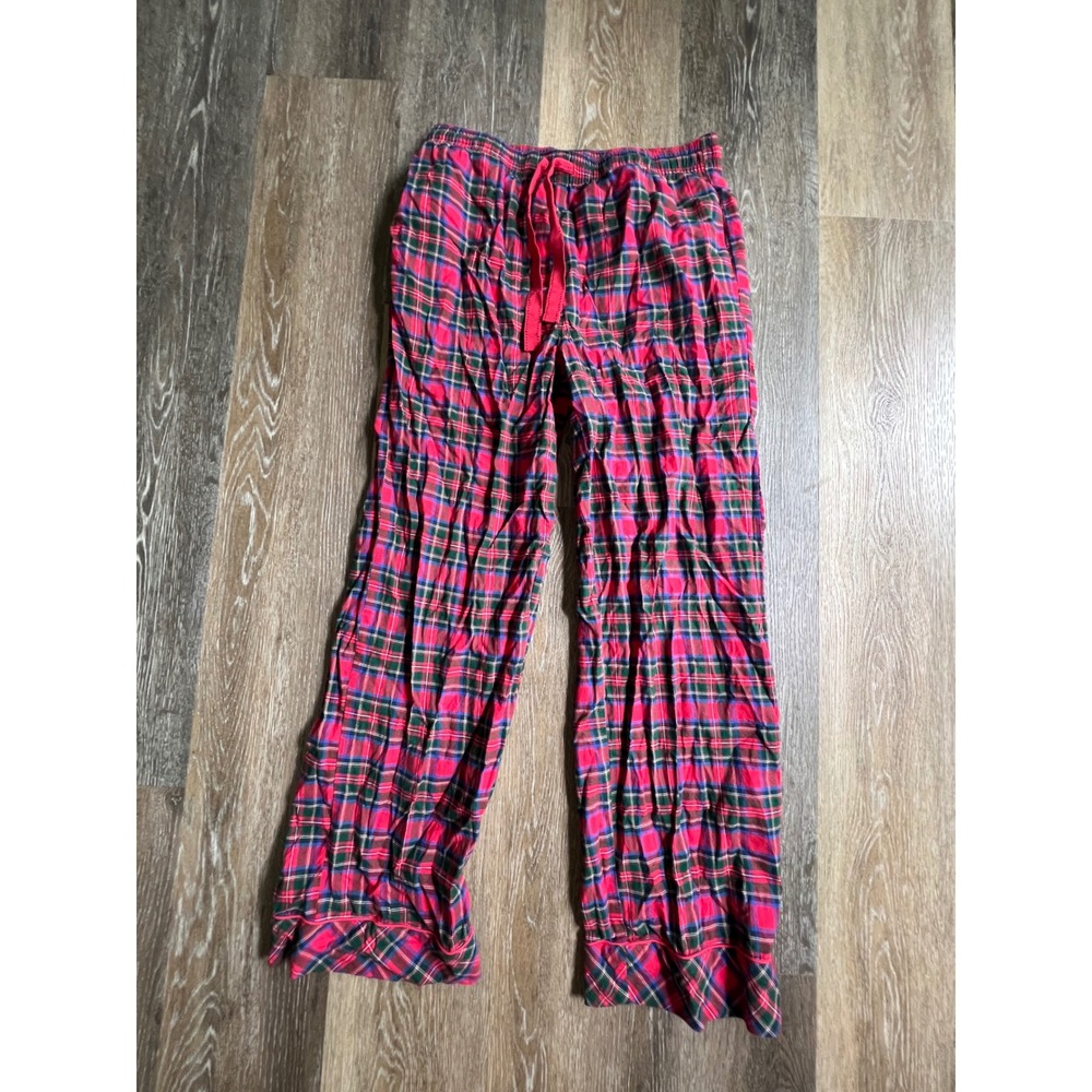 Southern Tide Pajama Pants Mens Small Red Green Plaid Sleepwear Loungew